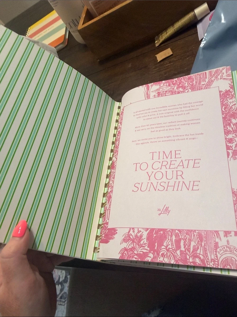 Lilly Pulitzer Floral Planner 8/26-11/27